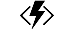 Azure functions logo in black