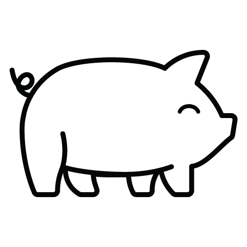 En tegnet gris