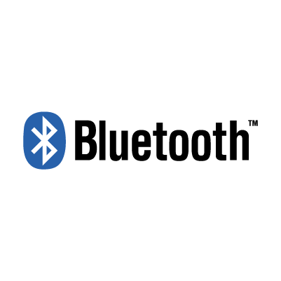 Teknologien Bluetooth logo i virker som et eksternt link til Bluetooths hjemmeside
